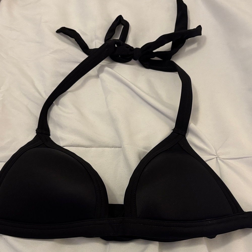 PINK Victoria's Secret Black Bikini Top